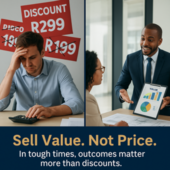 Selling Value, Not Price: How Sales Teams Can Thrive in a Tough Economy